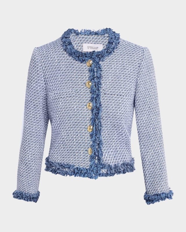 Asuka Cropped Fringe Jacket